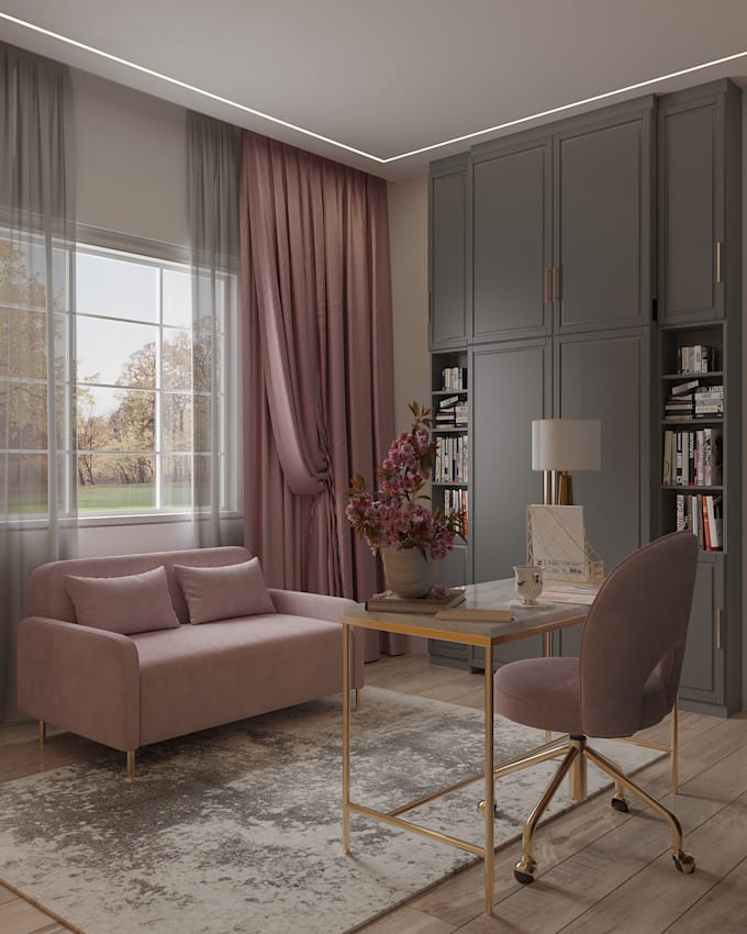 create elegant 3d interior renderings