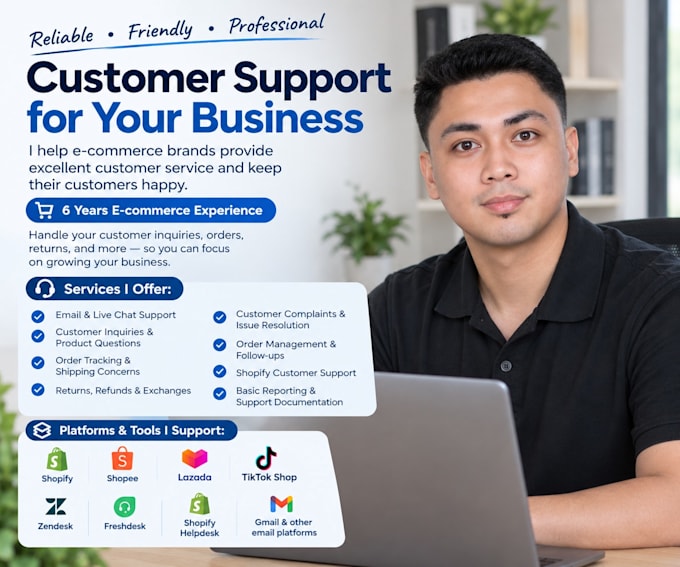 provide ecommerce customer support