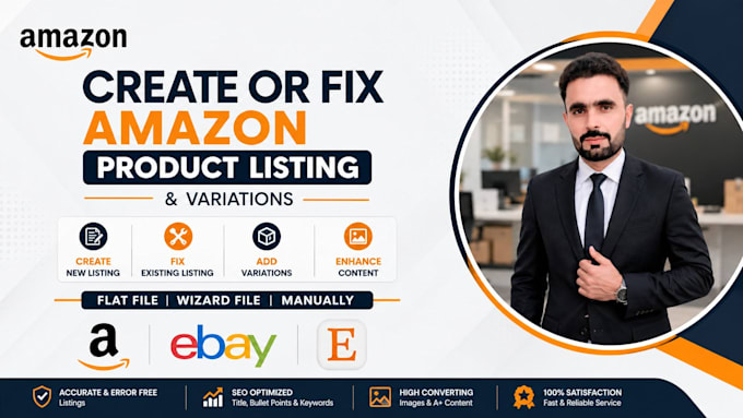 create amazon product variation and fix parent child listing