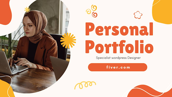 Create a stunning portfolio website, personal resume, wordpress ...