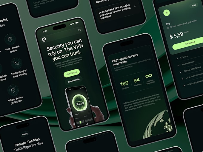 develop professional VPN app with monetization and subscription