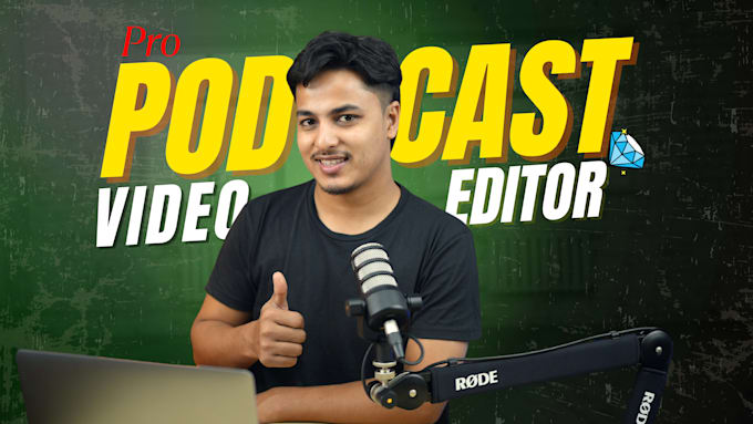 do podcast video editing, podcast intro video editing