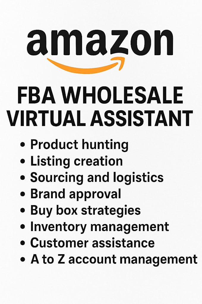 be your expert amazon fba consultant, and virtual assistant