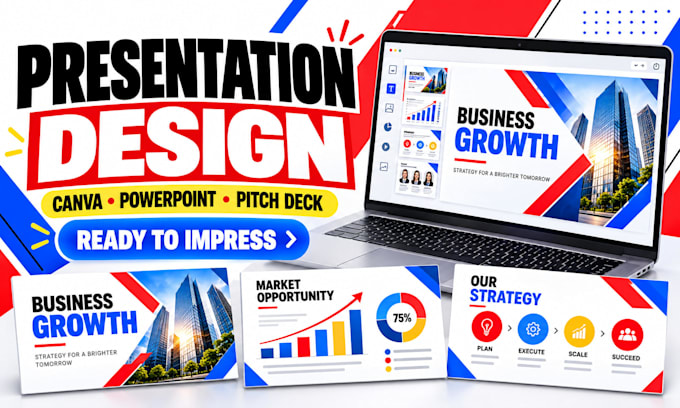 design professional canva and powerpoint presentations