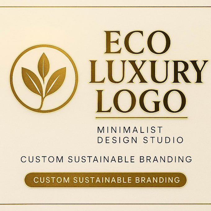 design a luxury eco minimalist logo