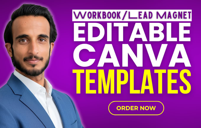 design editable canva social media templates and workbook design
