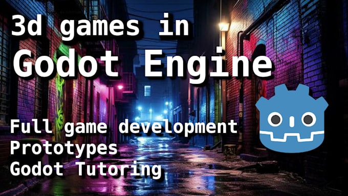 develop 3d games in godot
