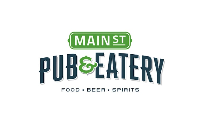 make unique bit funky logo for college local bar