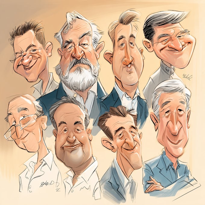 draw a caricature, cartoon caricatures