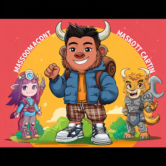 Draw any cartoon illustration and character design by Quatesirsey | Fiverr