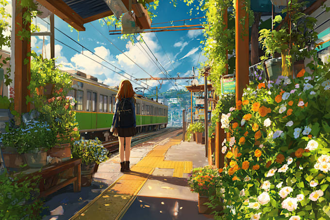 do anime bg, visual novel bg, 2d background for game