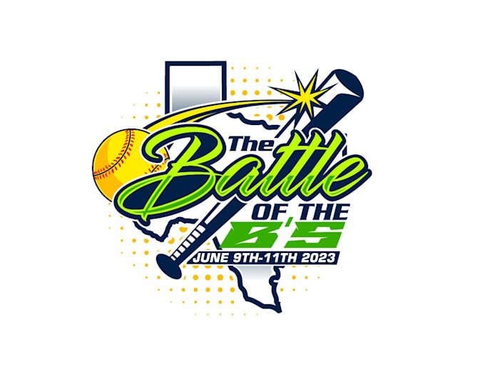 create professional and specially softball logo design