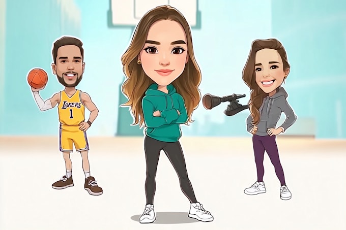 create bighead cartoon caricature from your photo