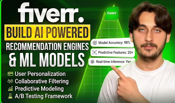 build ai powered recommendation engines and ml models
