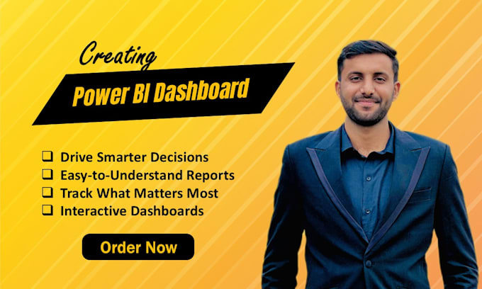 create interactive power bi dashboard and data visualization