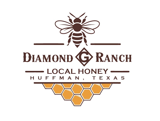 design high quality honey bee logo satisfaction guaranteed