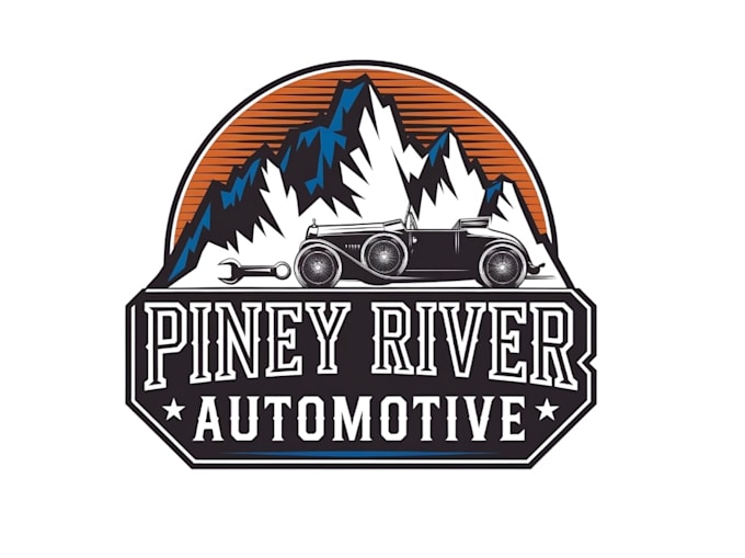 design eye catchy mountain rider logo