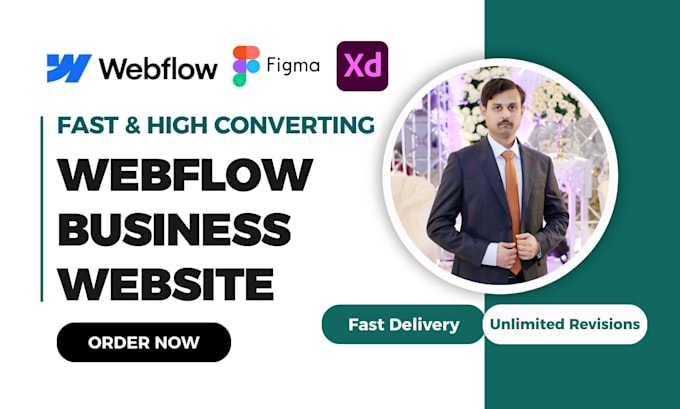 build webflow website, webflow landing page as webflow expert