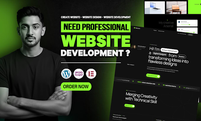 do wordpress website design, development, and ecommerce solutions
