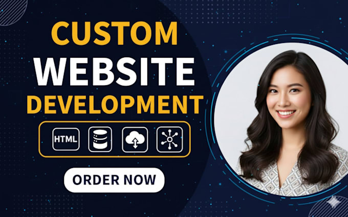 build custom modern responsive full stack websites
