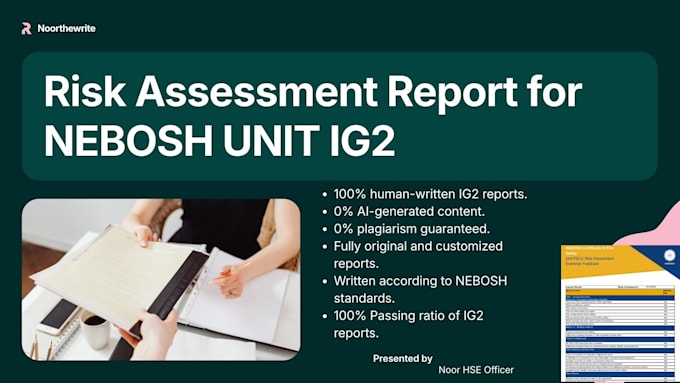 do ig1 paper and ig2 risk assessment