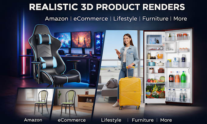 do 3d product rendering for ecommerce