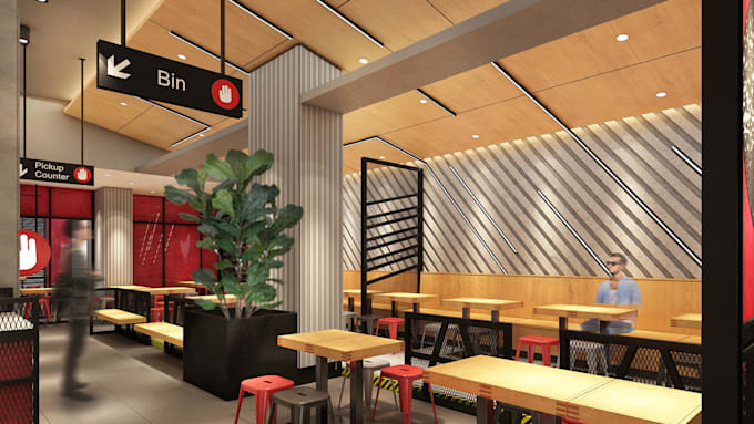 Design 3d restaurant interior design bar remdel, 3d cafe, 3d interior ...