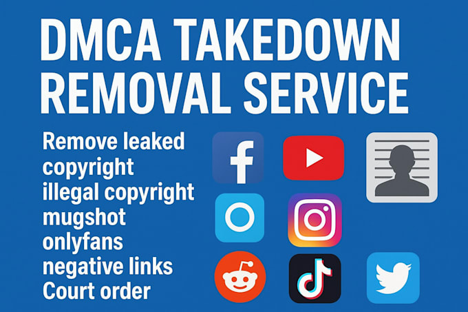 remove leaked onlyfans mugshot negative links bad article fb ig yt under dmca