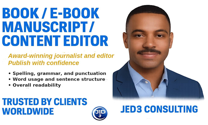 be your professional book, ebook, and manscript editor