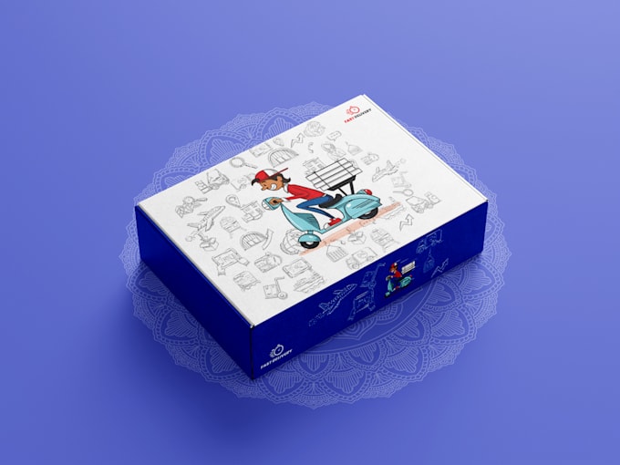 design professional and modern box packaging