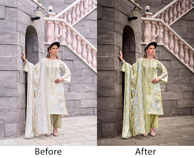edit and retouch apparel photos professionally