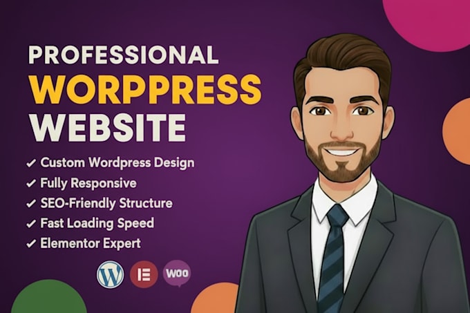 design a modern and responsive wordpress website for your business