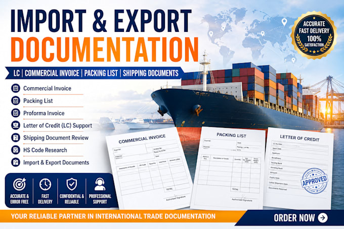 create professional purchase orders, invoices and export import documents
