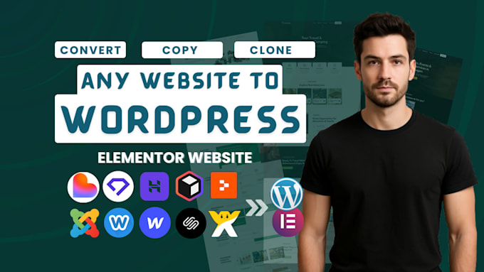 copy clone convert hostinger ai, replit, durable, lovable or wix to wordpress