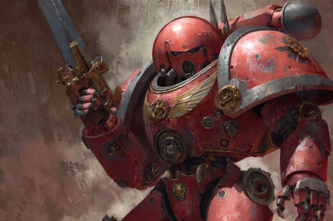 paint a warhammer illustration