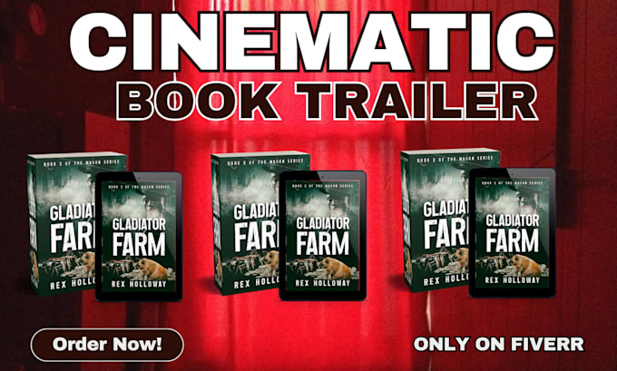 create an engaging book trailer teaser promo video