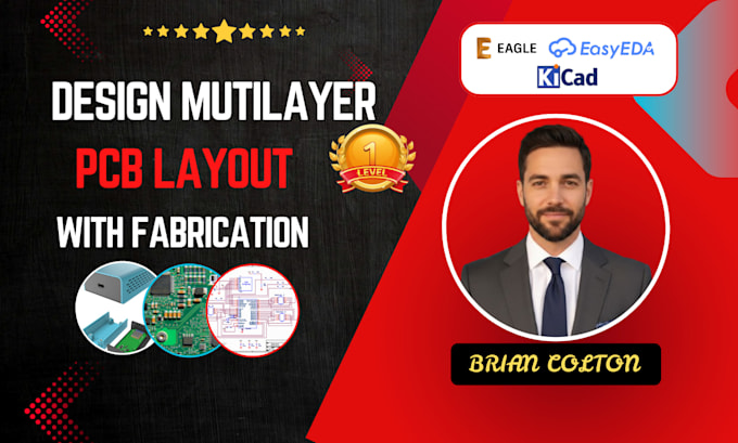 design multilayer pcb layout with fabrication files