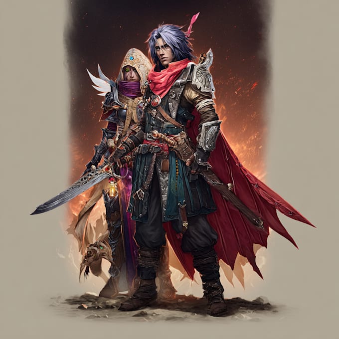 make digital art and fantasy illustration