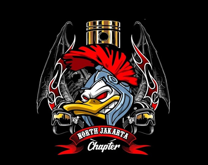 design nice duck logo with satisfaction guaranteed