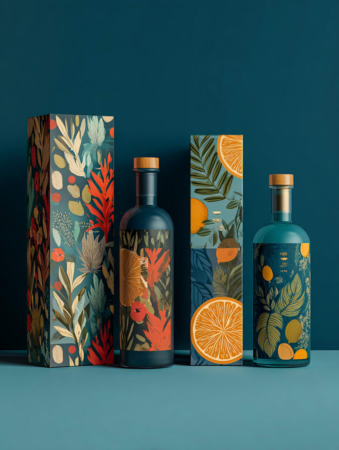 make a  cosmetic labels and luxury packaging