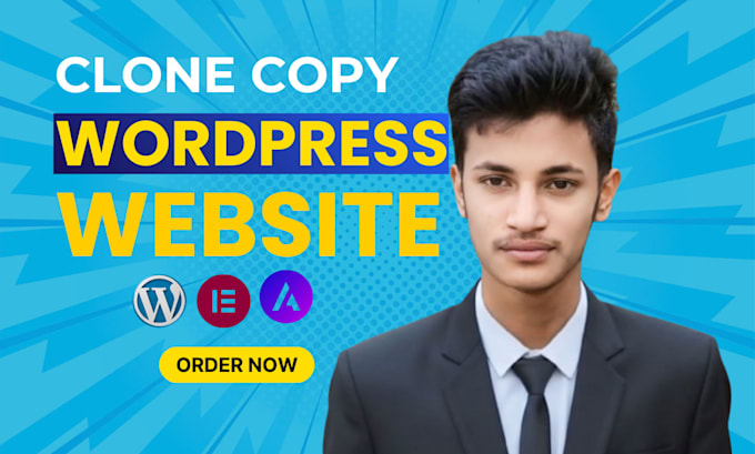 clone, copy, duplicate any website into wordpress elementor