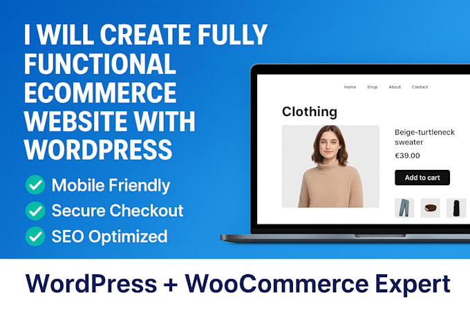 full functional wordprees ecommerce website