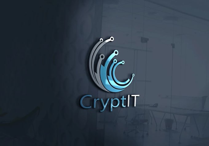 do professional cyber security and technology logo