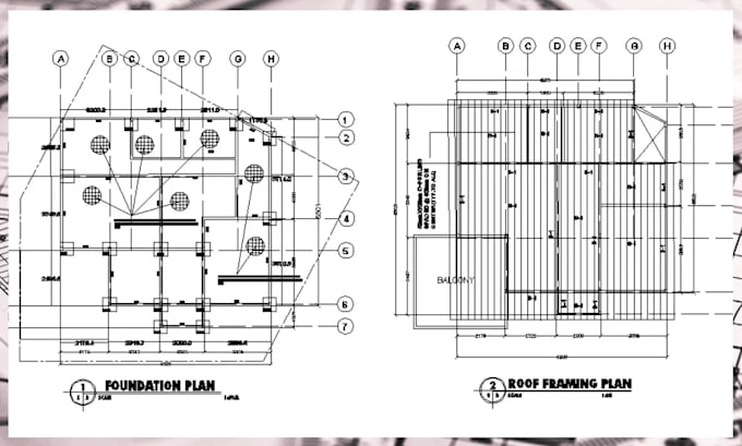 draft roof plan framing plan blueprint foundation plan architectural blueprint