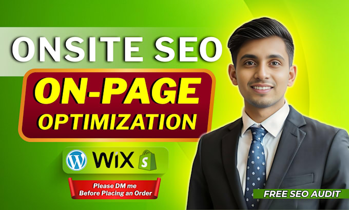 be your onsite seo consultant for on page optimization