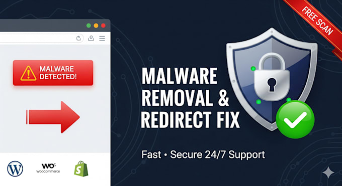 remove wordpress malware and stop redirect to spam websites