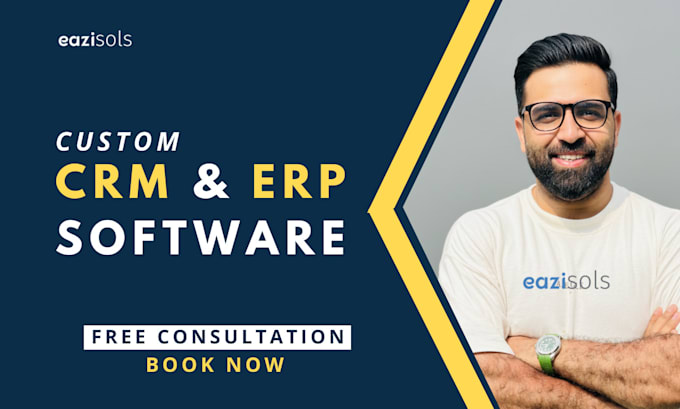 develop custom CRM and erp software for enterprises