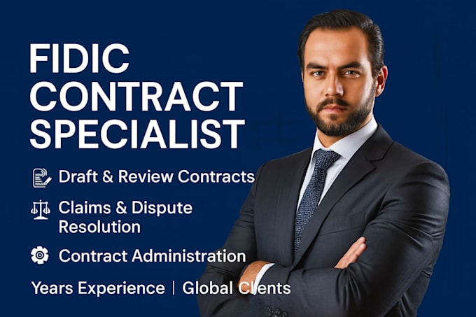 provide expert fidic contract management and claims