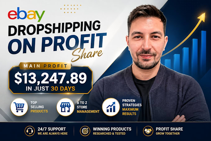 do ebay dropshipping on profit share