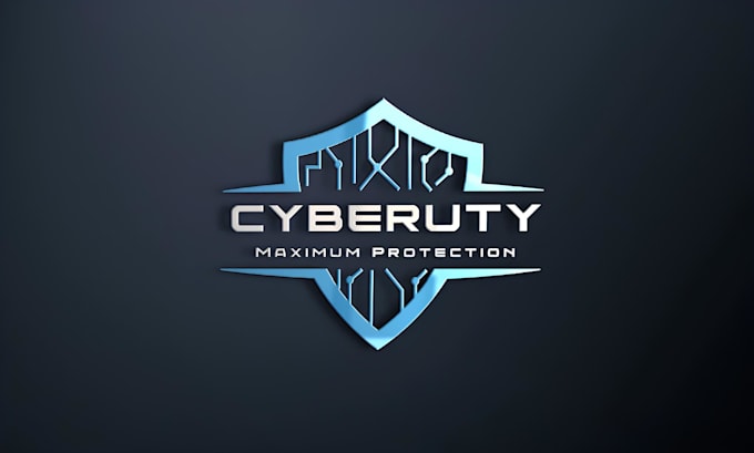 design modern tech crypto security and technology logo